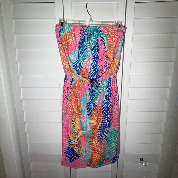 Lilly Pulitzer Strapless Multicolor Dress - Picture 3 of 4